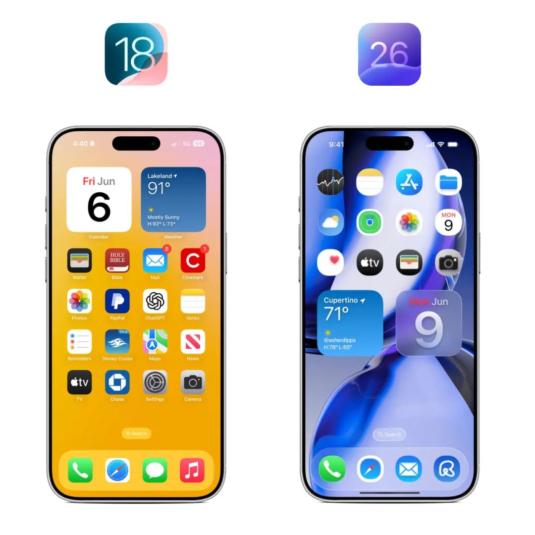 “丑上热搜” iOS 26 界面改版,苹果设计也有被骂的一天?