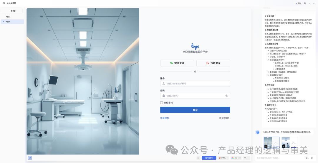产品经理有福了：利用AI直接生成原型图&UI设计图