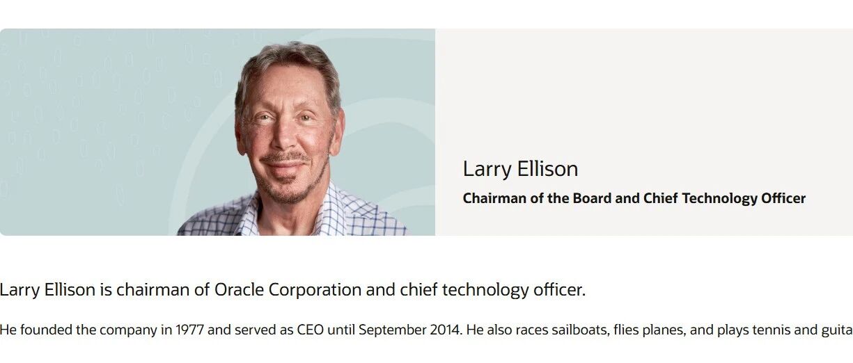 81岁逆袭马斯克：Larry Ellison如何凭Oracle坐上世界首富的宝座？