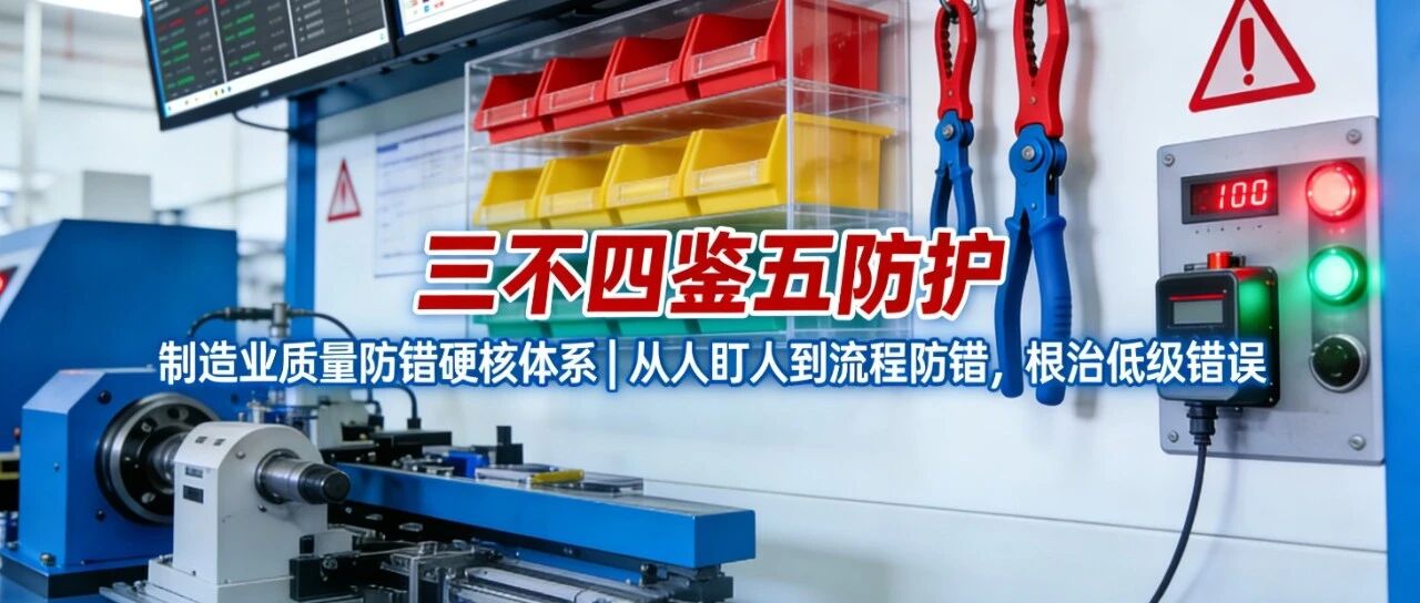 车间低级错误反复出现？三不、四鉴、五防护，筑牢质量防错屏障