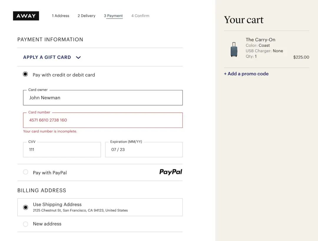 Baymard最新购物车支付结算UX策略:10 坑必躲+10 招必学 (7k字收藏)