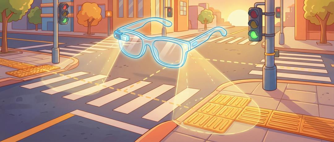 你是我的眼,AI眼镜让失明20年姑娘独立出行