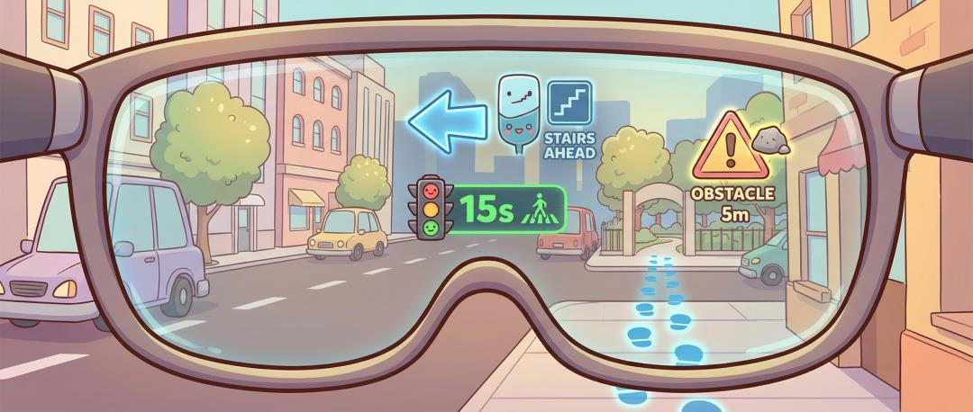 你是我的眼,AI眼镜让失明20年姑娘独立出行