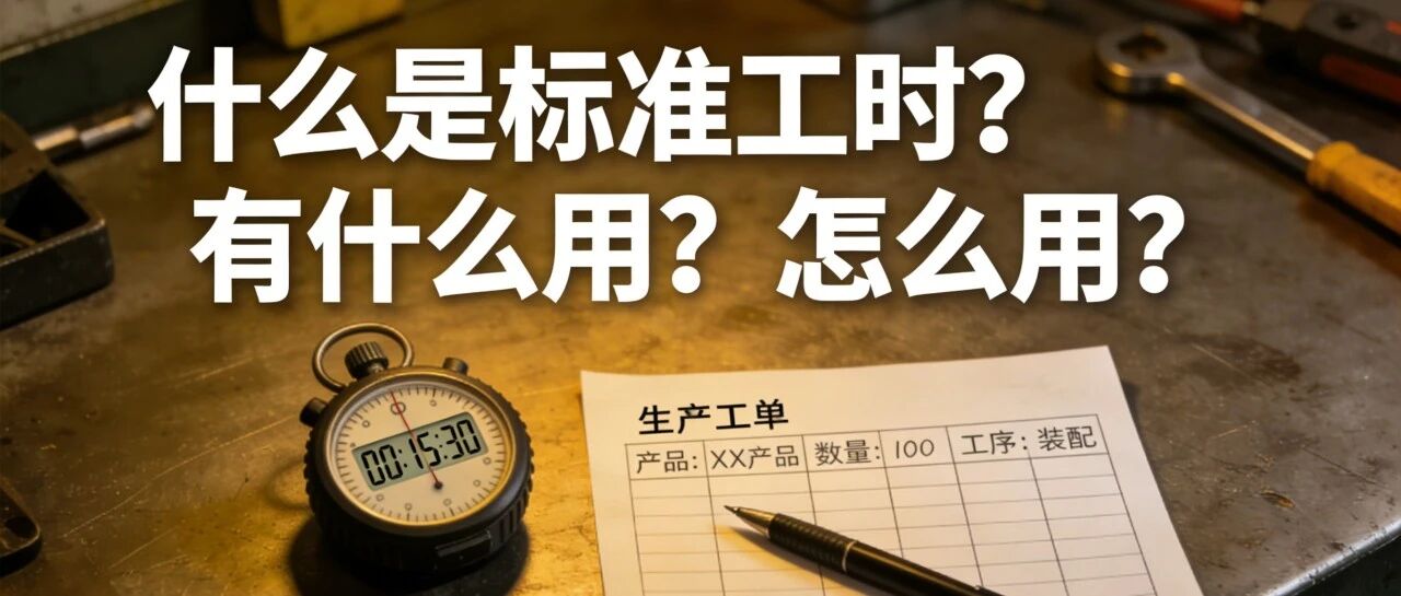 生产管理不内耗，标准工时是关键｜有什么用？怎么用？