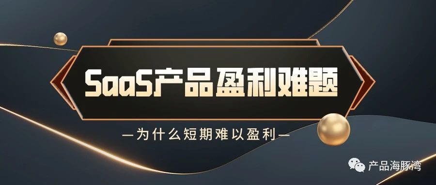为什么说 SaaS 产品短期难以盈利?