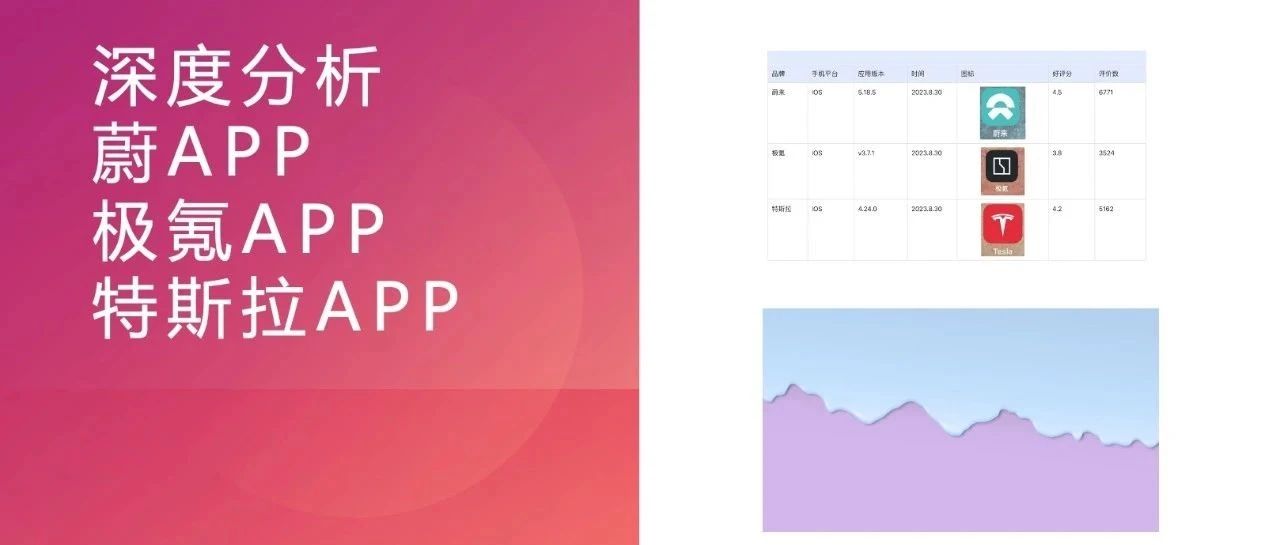 深度分析蔚来、极氪、特斯拉的手机 APP